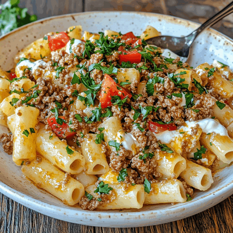 Turkish pasta recipe with chili oil and yogurt
